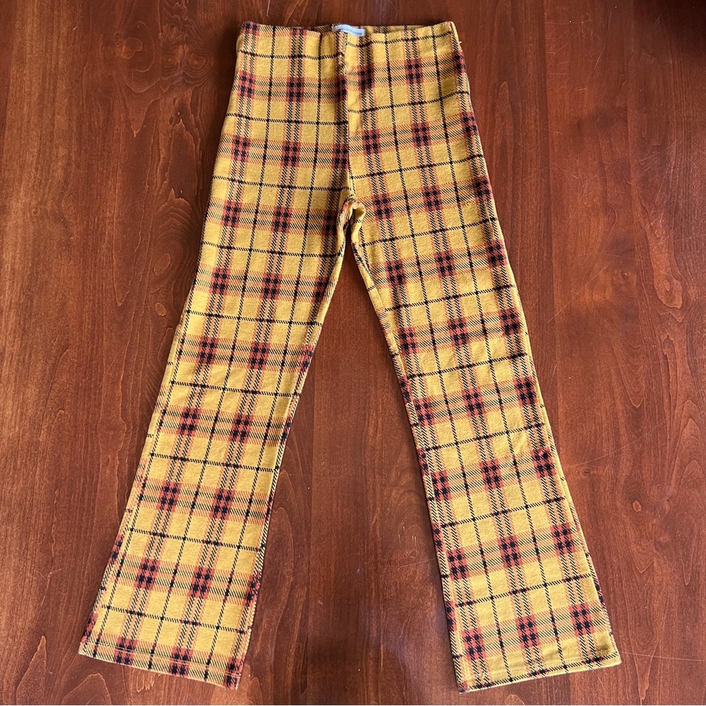 ❌SOLD❌ UO Cara Plaid Kick Flare Pants - Picture 4 of 6